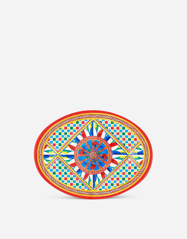Dolce & Gabbana Wooden Tray Multicolor TC0107TCALR
