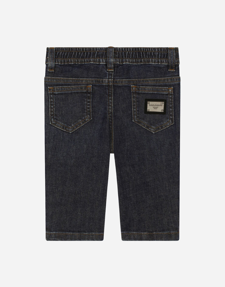 Dolce & Gabbana Vaqueros de denim elástico azul Azul L14P16LDB17