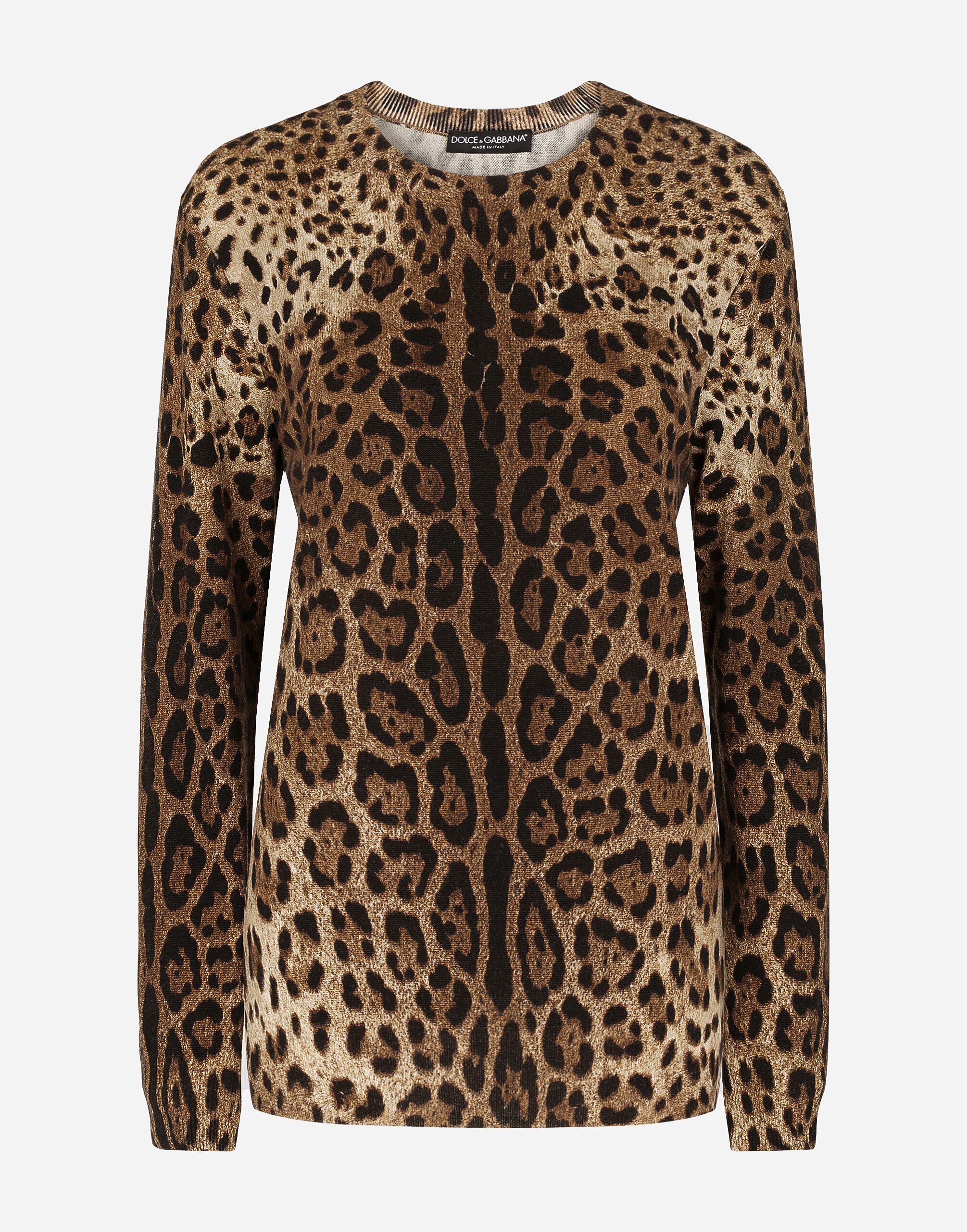 Dolce gabbana leopard top clearance