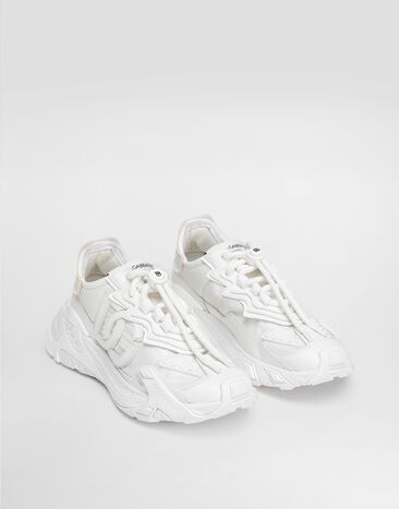 Dolce & Gabbana Day faster viscose fabric sneakers White CK2355AG363