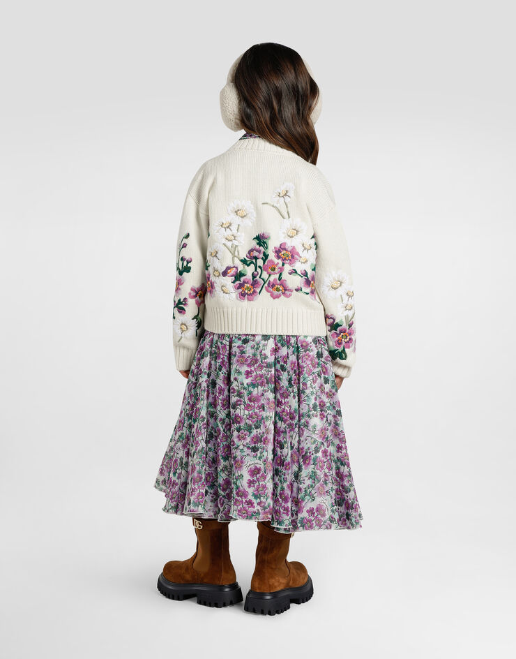 Dolce & Gabbana Wool cardigan White L5KWMFJGMB7