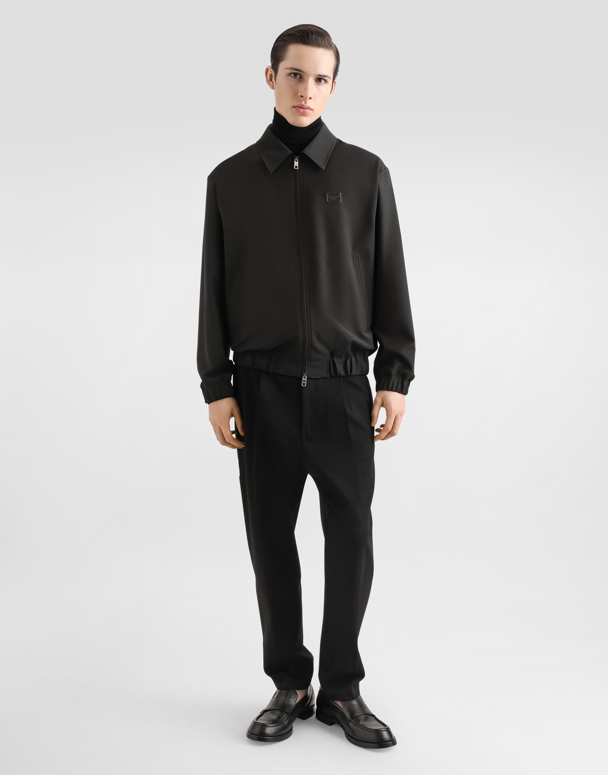 Woolen jacket with tag in Grey for Men | Dolce&Gabbana® US