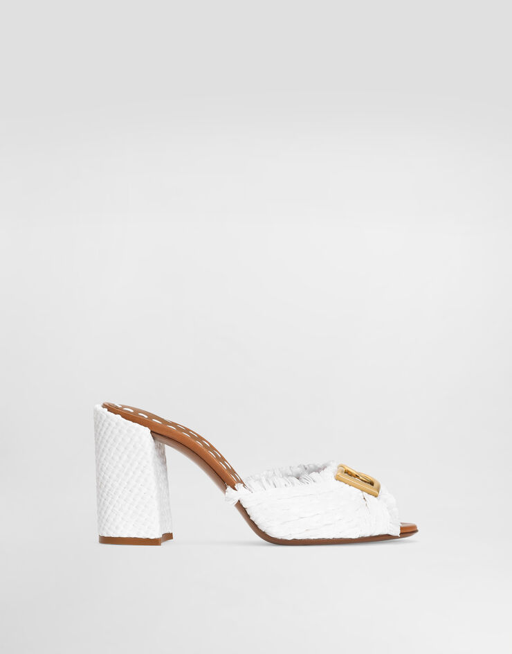 Dolce & Gabbana Raffia mules Multicolor CR2036AN217