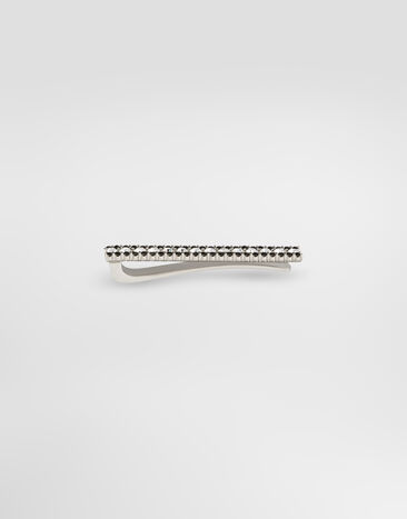 Dolce & Gabbana Metal rhinestone-detailed tie clip Silver WTR1I1W1111