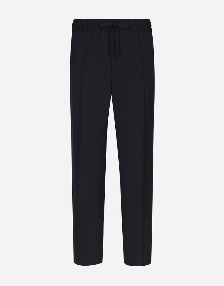 Dolce & Gabbana Jogginghose aus Twill Blau GP03ATFUBBQ
