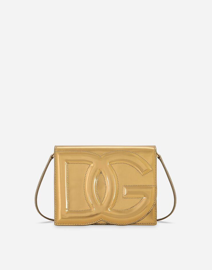 Dolce & Gabbana حقيبة كروس بودي DG Logo ذهبي BB7287AY828