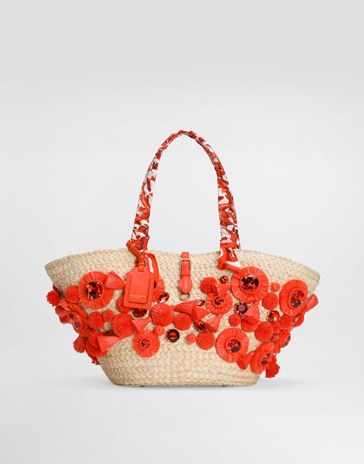 Dolce & Gabbana Coffa capri bag with embroidery Dolce & Gabbana Coffa capri bag with embroidery Multicolor BB7831A0842