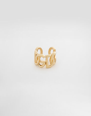 Dolce & Gabbana Pendiente ear cuff con logotipo DG Negro VG443FVP187