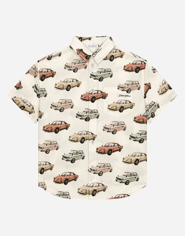 Dolce & Gabbana プリント ポプリン シャツ プリ L44S16HS5SB