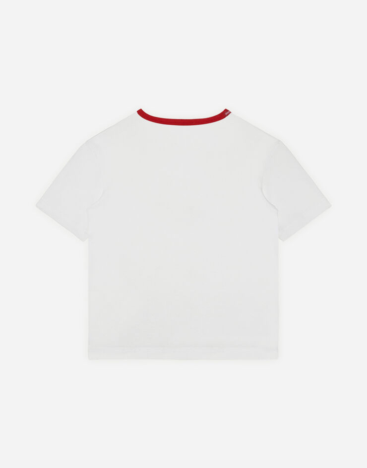 Dolce & Gabbana Jersey t-shirt with lobster print NATA L4JTAUG7VQA