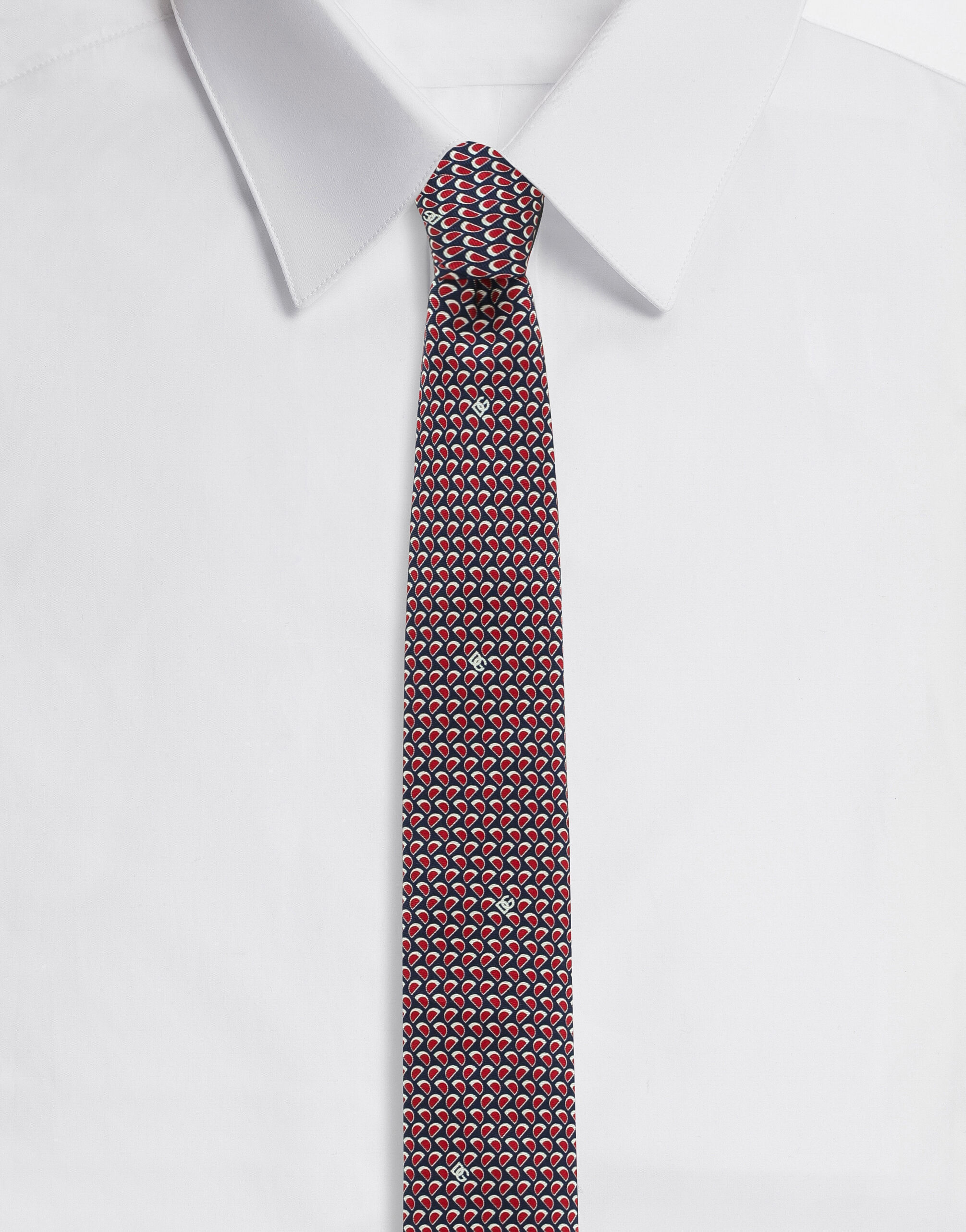 Dolce & Gabbana Printed twill tie Print GT149EG1S82