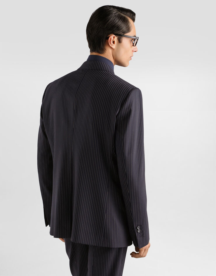Dolce & Gabbana Martini light double-breasted pinstriped wool jacket Dolce & Gabbana Martini light double-breasted pinstriped wool jacket G2UN9TFRBDQ