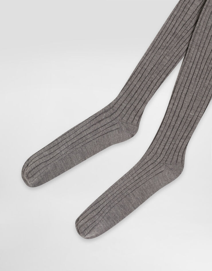 Dolce & Gabbana Hold-up socks Grey FXP17TJDVGH