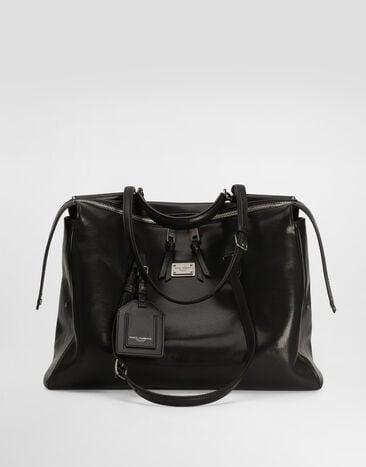 Dolce & Gabbana Vittoria calfskin bag Black BM7825AH850
