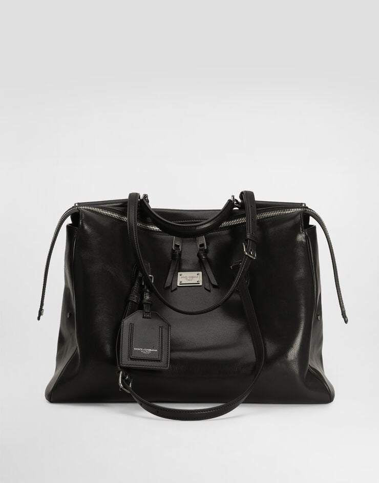 Dolce & Gabbana حقيبة من جلد عجل فيتوريا Black BM7825AH850
