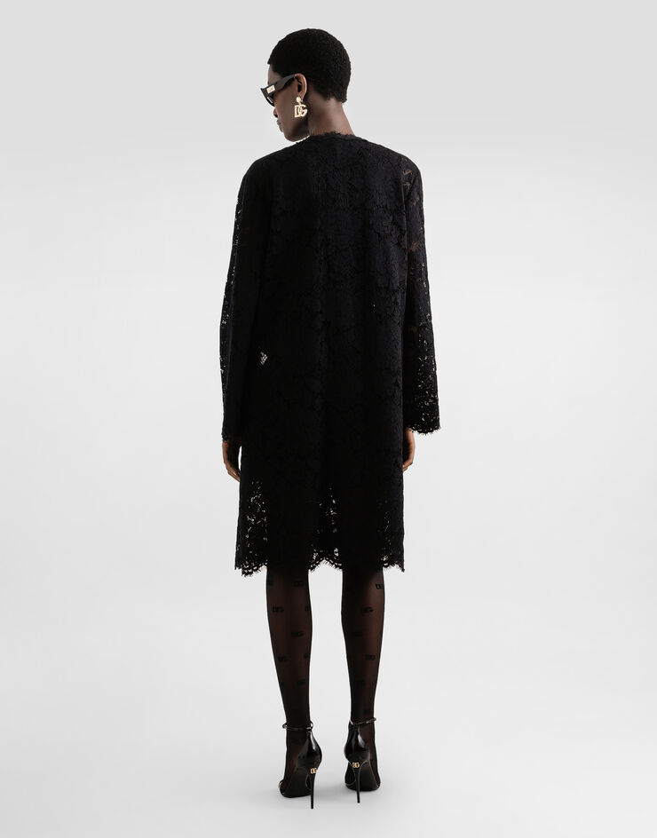 Dolce & Gabbana Cordonetto 蕾丝连衣裙 黑 F6ATYTHLM7L
