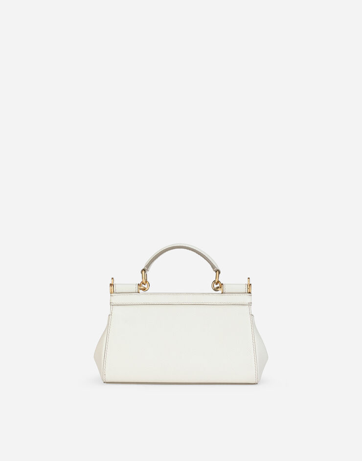 Dolce & Gabbana Bolso de mano Sicily pequeño Blanco BB7116A1001