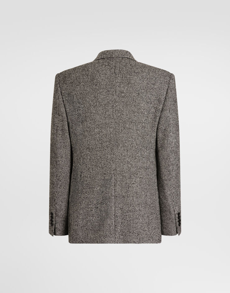 Dolce & Gabbana Sinatra double-breasted jacket in birdseye wool blend Dolce & Gabbana Sinatra double-breasted jacket in birdseye wool blend Multicolor G2WM3TFMZAT