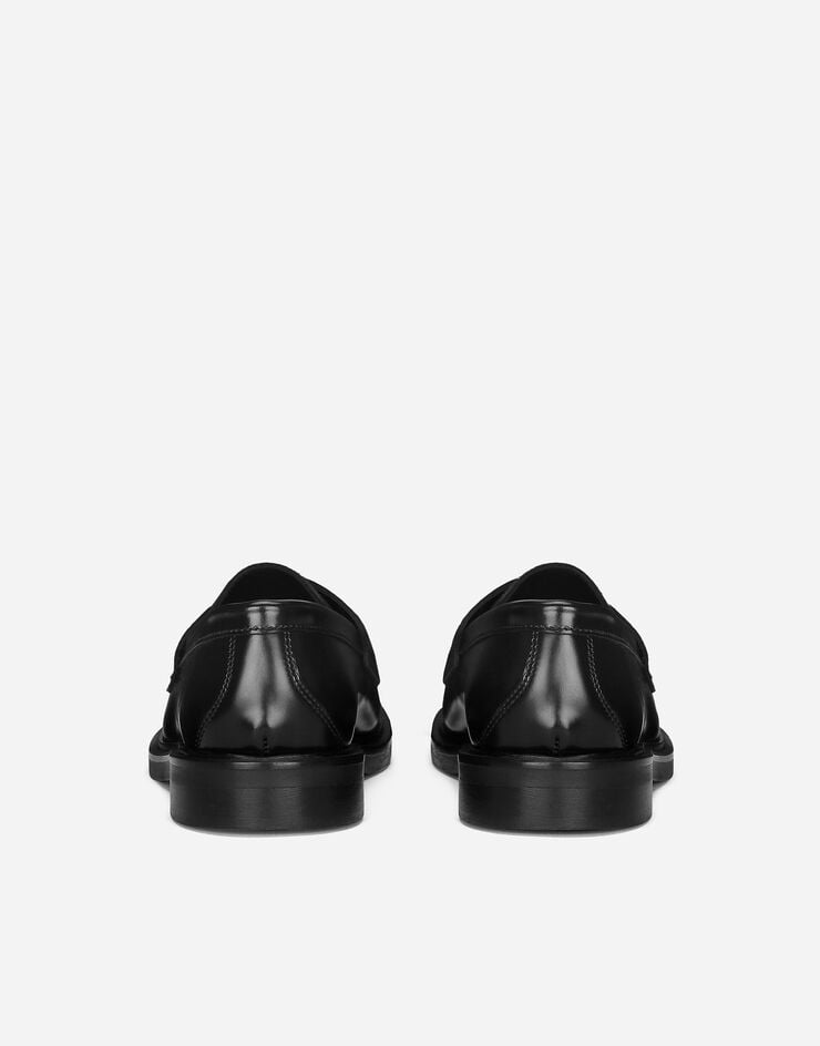 Dolce&Gabbana Mokassin aus Kalbsleder Schwarz DA5173A1671