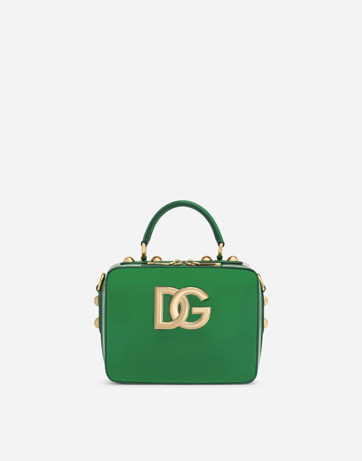 Dolce & Gabbana Polished calfskin 3.5 top-handle bag Green BB7092A1037