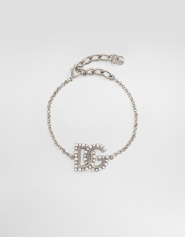 Dolce & Gabbana Fine link bracelet with DG logo Dolce & Gabbana Fine link bracelet with DG logo Silver WBR2L4W1111