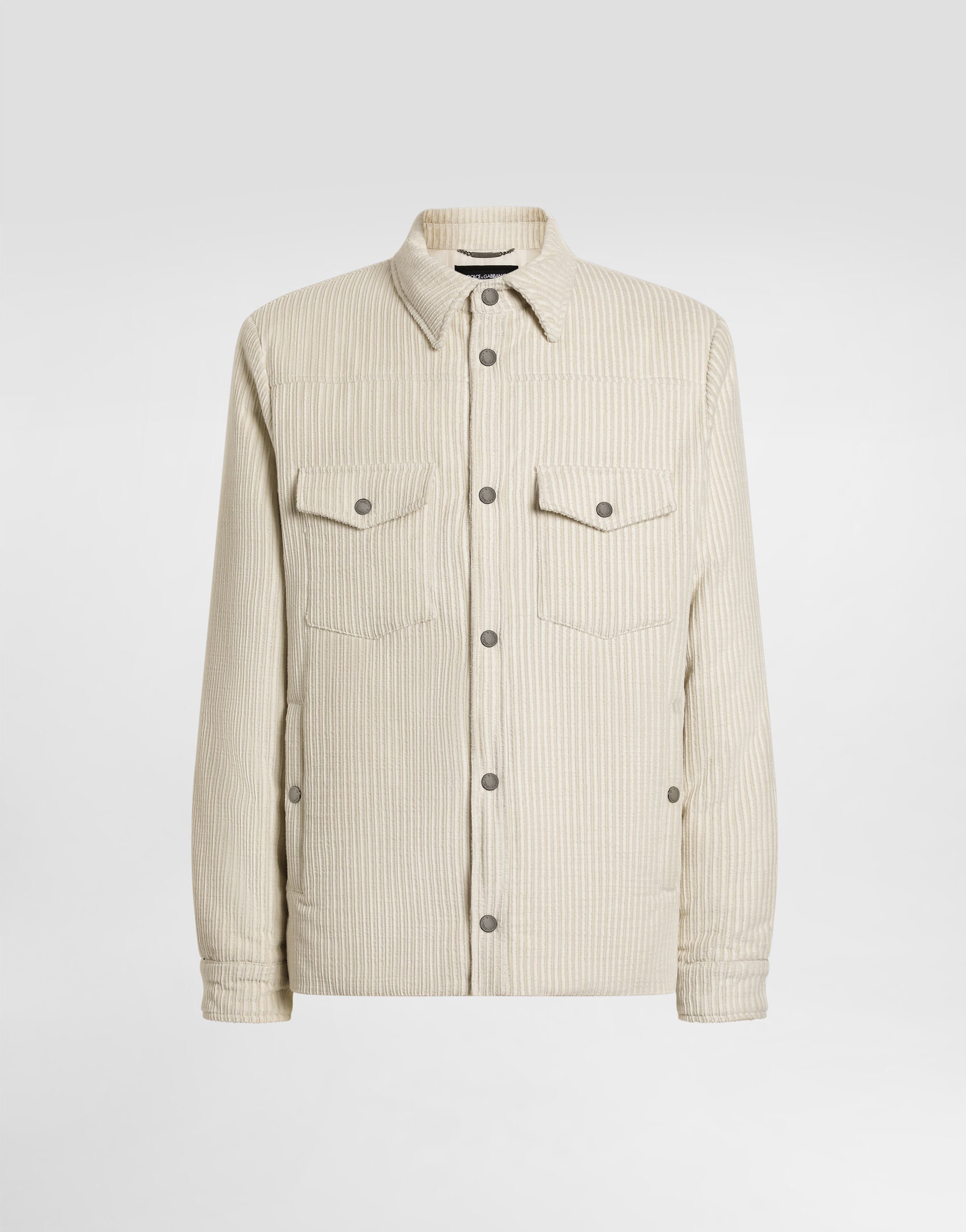 DOLCE & GABBANA コットンジャケット Dolce & Gabbana Washed Cotton Stretch Denim Jacket