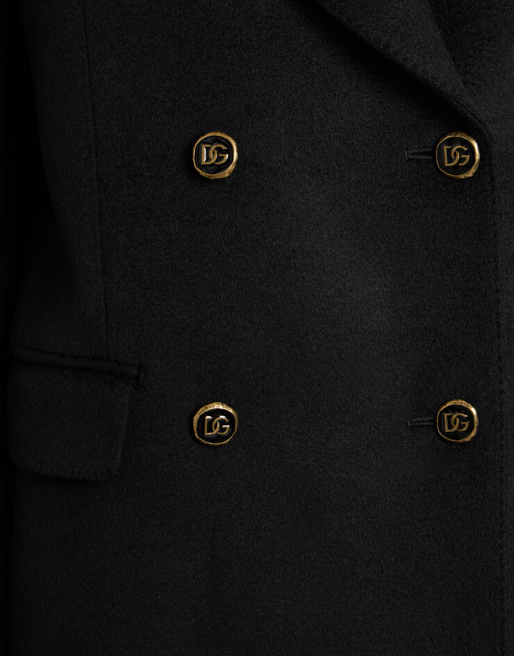 Dolce & Gabbana Linda double-breasted cashmere jacket Dolce & Gabbana Linda double-breasted cashmere jacket Black F2JBATFU2D1