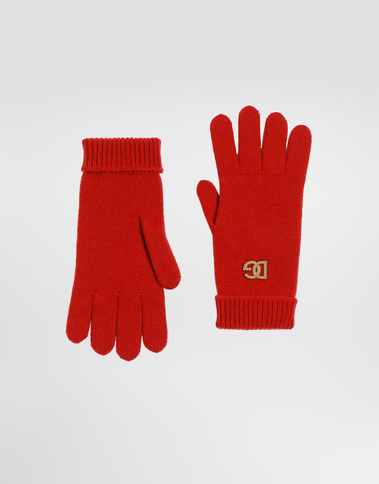 Dolce & Gabbana Knit gloves Red FX10KTJDVNK