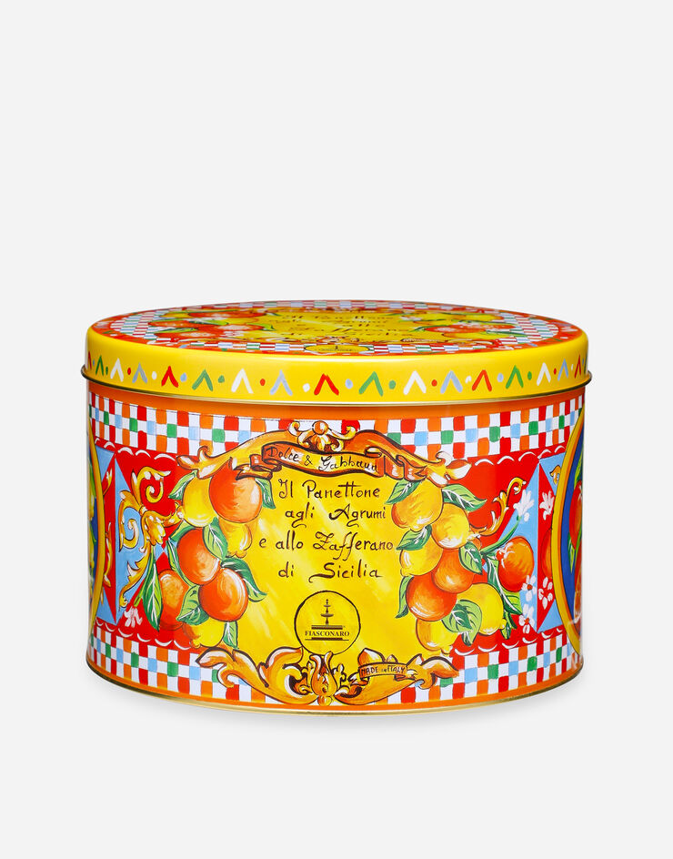 Dolce & Gabbana PANETTONE AGLI AGRUMI E ALLO ZAFFERANO DI SICILIA Yellow PN1000YEL20