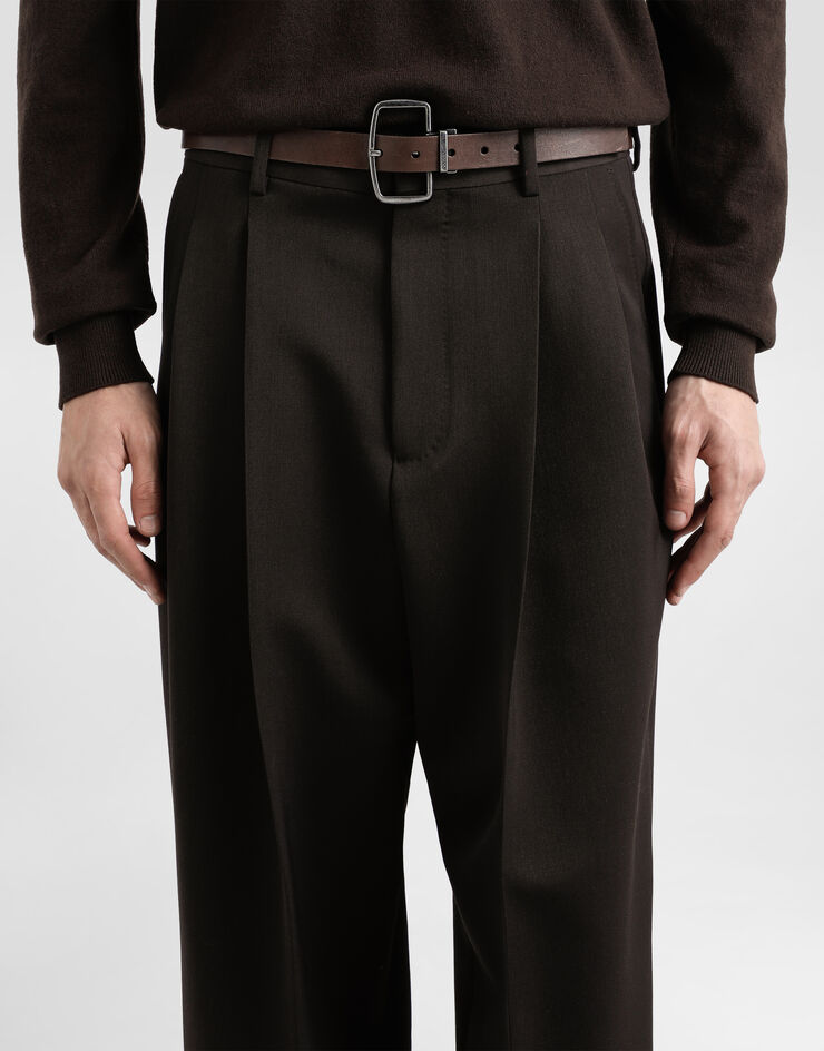 Dolce & Gabbana Cinturón en piel de becerro  Brown BC4949AH850