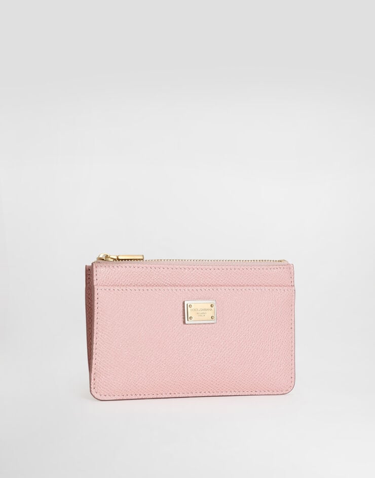 Dolce & Gabbana Dauphine calfskin card holder Dolce & Gabbana Dauphine calfskin card holder Pink BI1261A1001