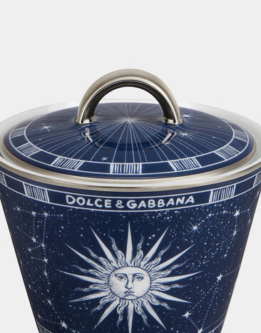 Dolce & Gabbana Porcelain Sugar Bowl Multicolor TC0098TCAMT