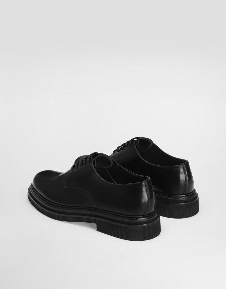 Dolce & Gabbana Brushed calfskin derby Black A10880A1203