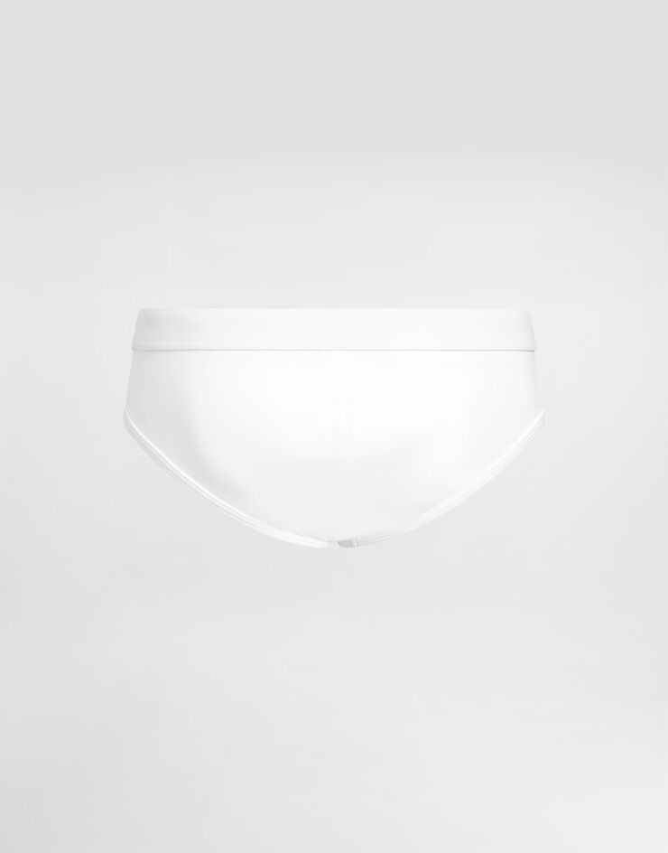 Dolce & Gabbana Swim briefs with logo Dolce & Gabbana Swim briefs with logo White M4F62JON0DL
