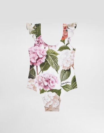 Dolce & Gabbana Costume intero stampa ortensia Multicolore L2J869ON0CC