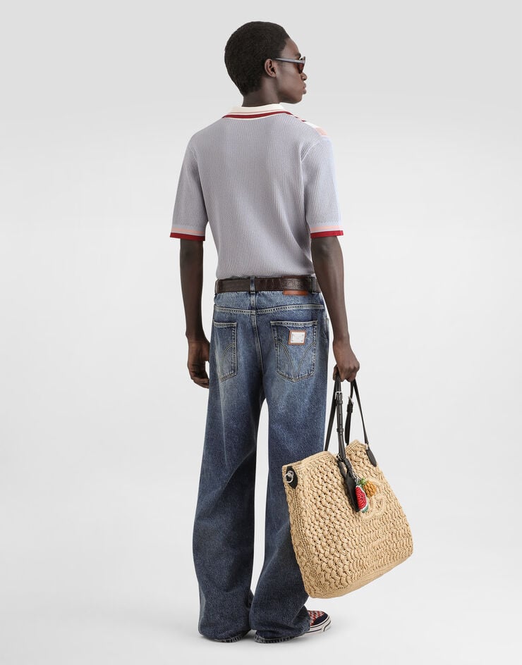 Dolce & Gabbana Cotton polo shirt Multicolor GXZC7ZJBCKL