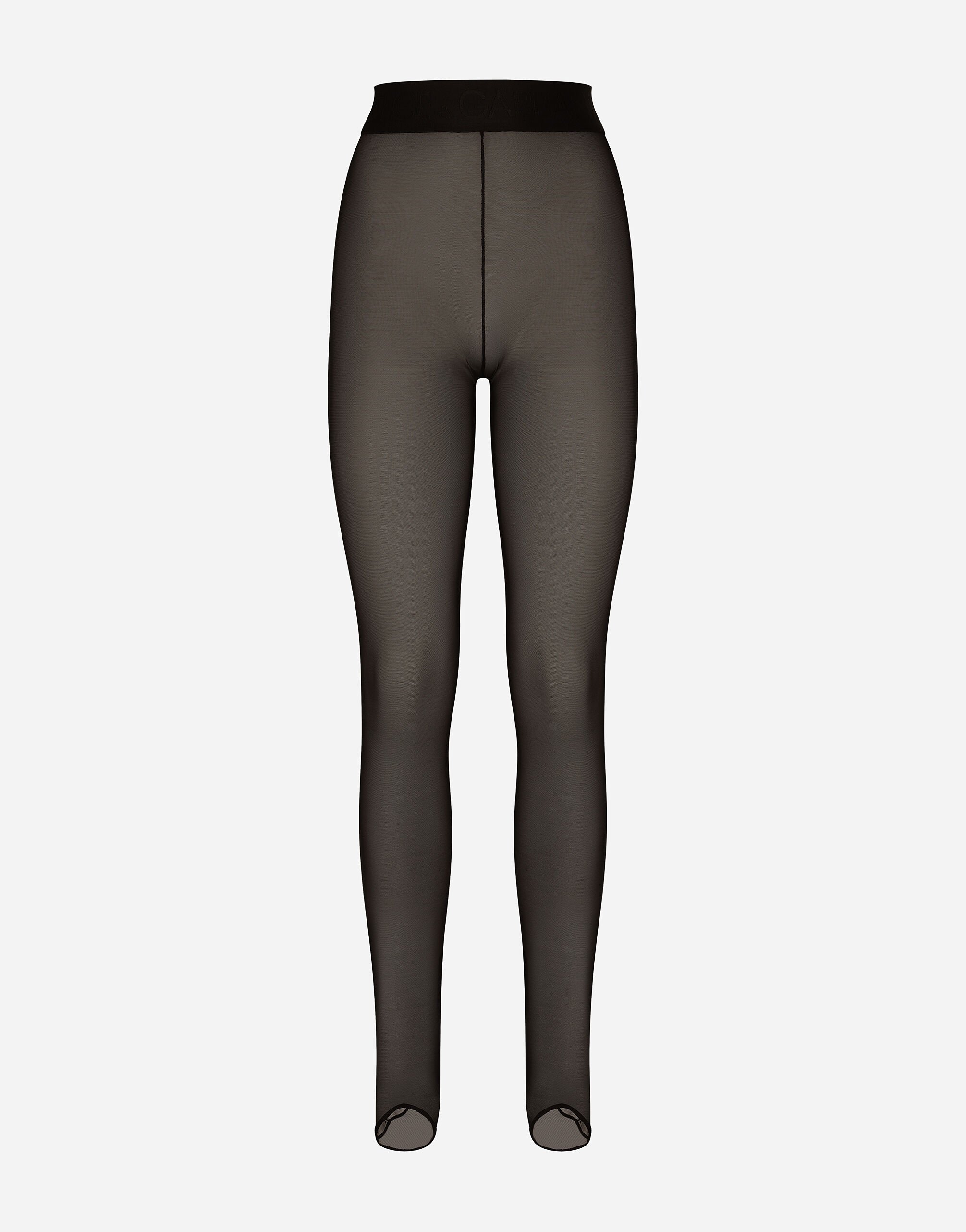 Dolce & Gabbana Tulle leggings Black FTCWXTFUBFZ