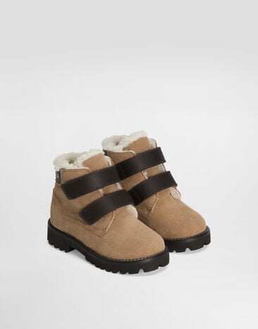 Dolce & Gabbana Botín en tejido velour  DL0095A3M42