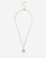 Dolce & Gabbana Necklace with angel medallion Gold WBEJ1GW0001