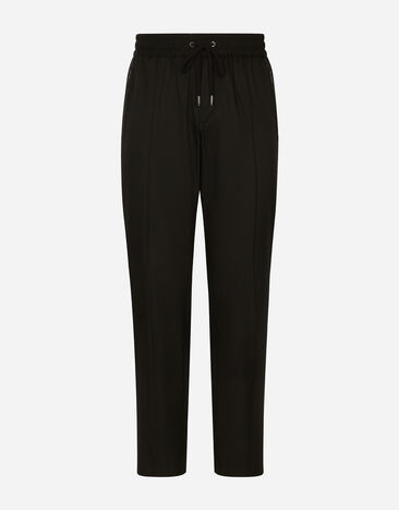 Dolce & Gabbana Light nylon jogging pants Black G5JG4TFU5U8