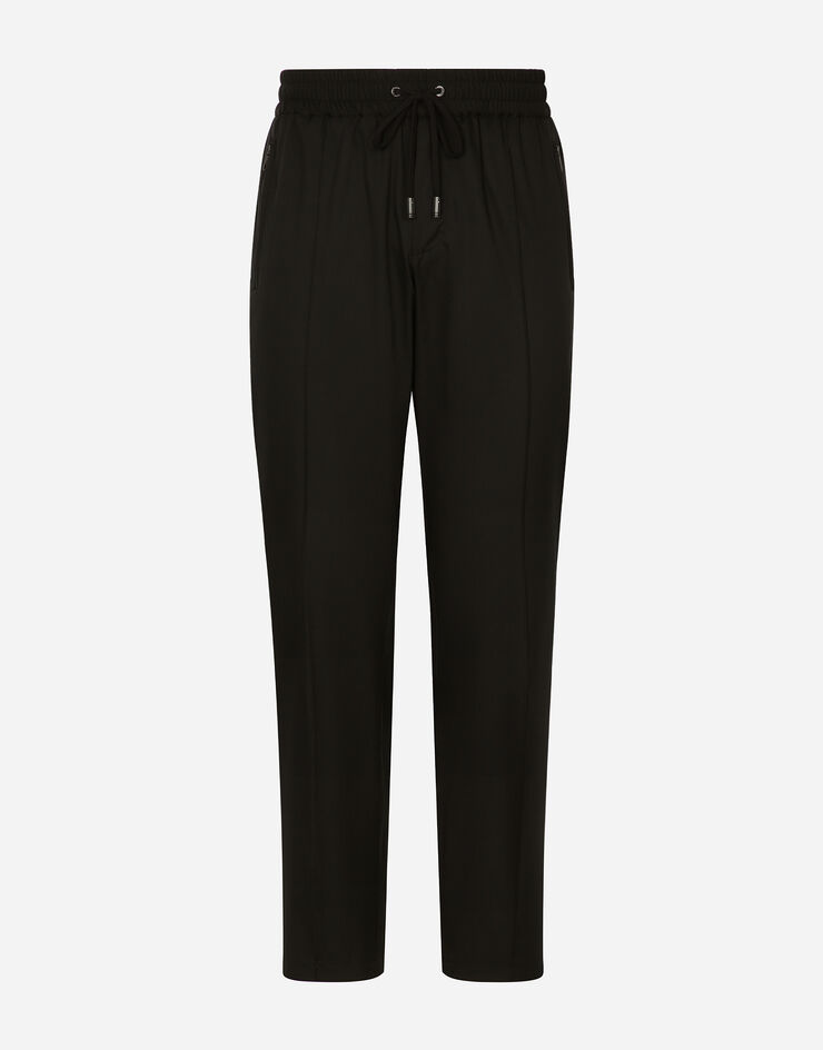 Dolce&Gabbana Light nylon jogging pants Black GYACETGG731