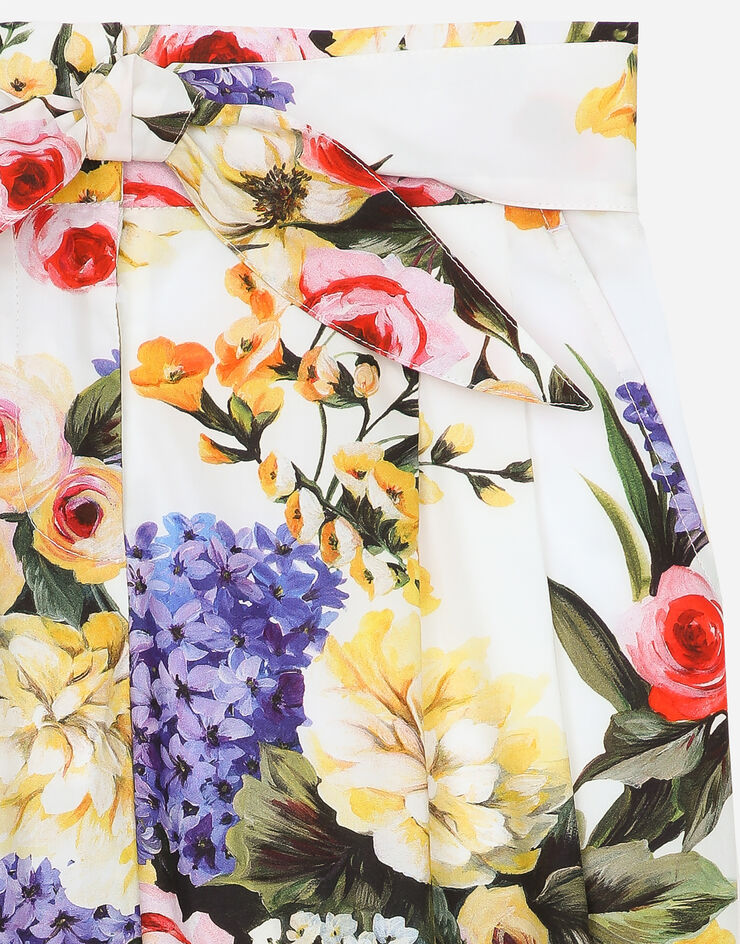 Dolce & Gabbana Garden-print poplin pants Imprima L53P22HS5Q5