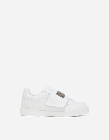 Dolce&Gabbana Calfskin Portofino sneakers White DA5156A3444