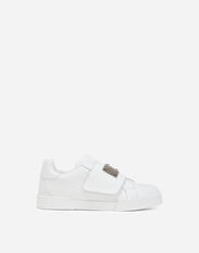Dolce & Gabbana Calfskin Portofino sneakers White L4JTEYG7K8C