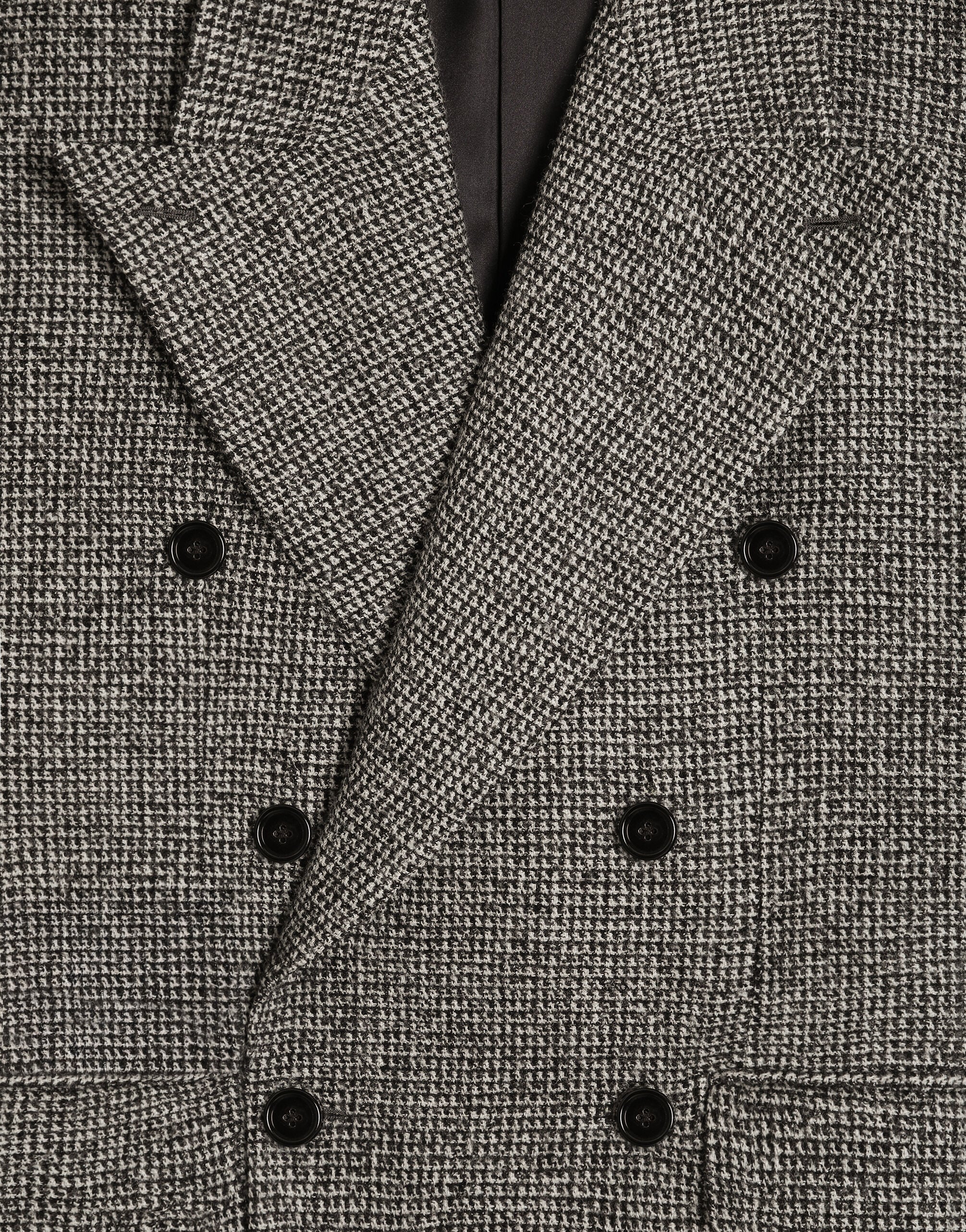 Sinatra double-breasted jacket in birdseye wool blend - thumbnail 4