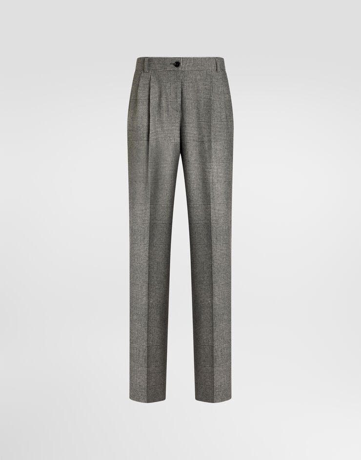 Dolce & Gabbana Glen plaid flannel trousers Dolce & Gabbana Glen plaid flannel trousers Multicolor FTC17TFQ2O5