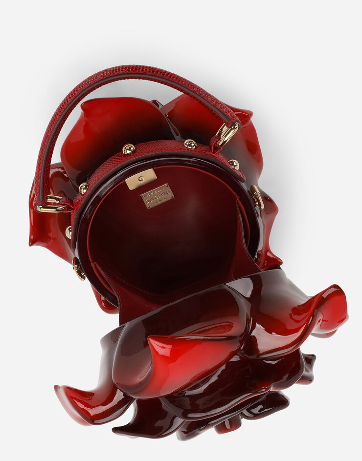 Dolce & Gabbana Resin rose-design Dolce Box bag Multicolor BB7246AY988