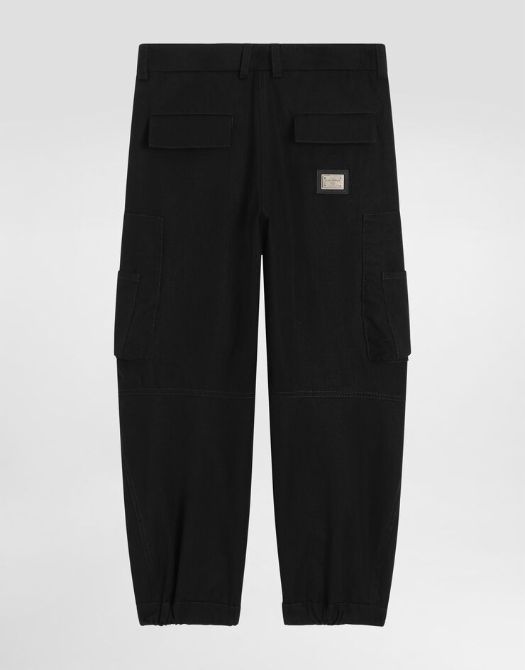 Dolce & Gabbana Technical cotton trousers Dolce & Gabbana Technical cotton trousers Black L53P52LT373