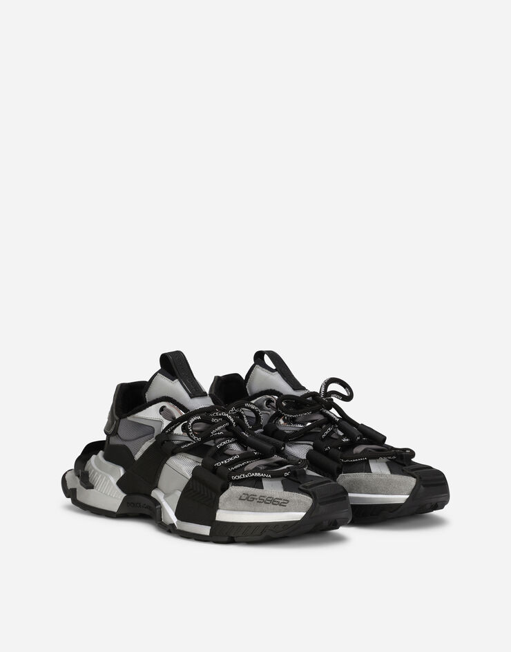 Dolce & Gabbana SNEAKER BASSA Black/Silver CS1963AQ393