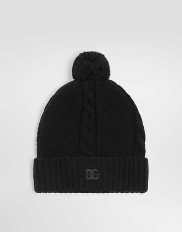Dolce & Gabbana Knit hat Black FXQ25ZJDVLD